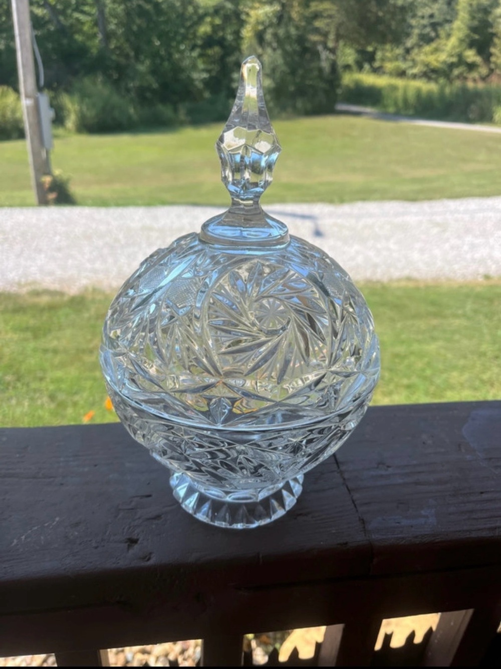 Vintage cutout candy dish
